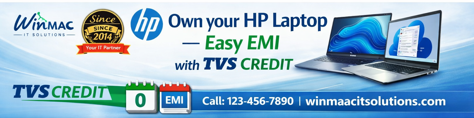HP Laptop EMI in Trivandrum